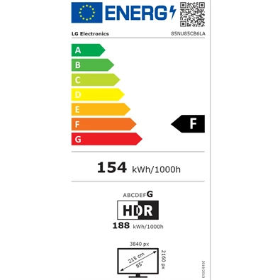 LG 85NU85CB6LA.AEU 85″ 4K UHD Smart NanoCell LED TV