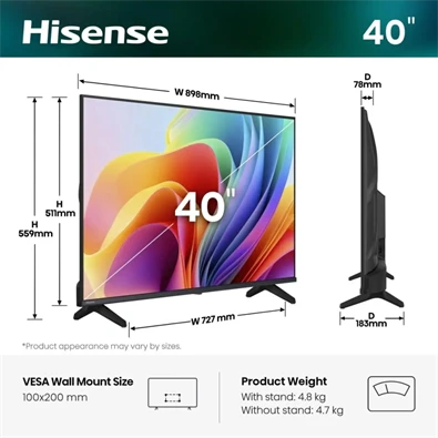 Hisense 40A4S 40″ Full HD Smart TV