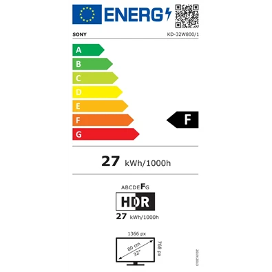 SONY KD32W800P1AEP 32 hüvelykes Smart LCD TV