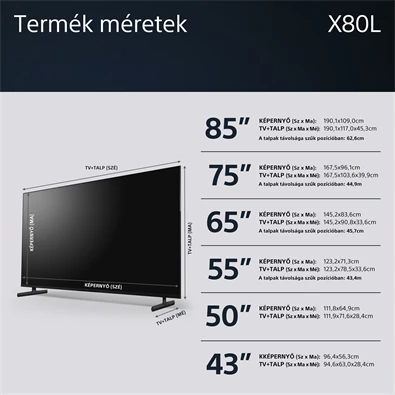 Sony KD85X80LAEP 85″ 4K UHD Smart LED TV