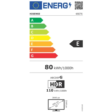 Hisense 65E7S 65″ QLED 4K Smart TV