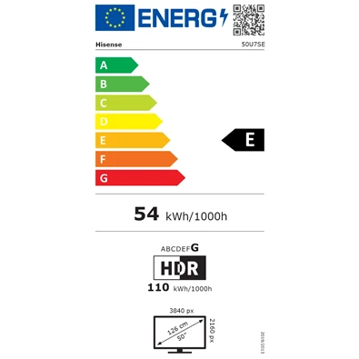 Hisense 50U7SE 50″ 4K UHD Smart TV