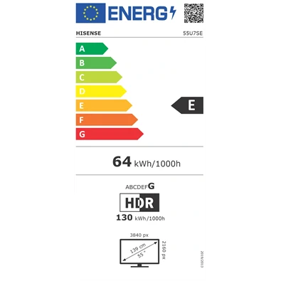 Hisense 55U7SE 55″ MiniLED 4K Smart TV
