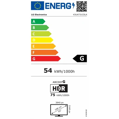 LG 43UA731C0LA.AEUQ 43″ 4K UHD TV
