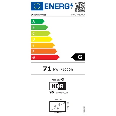 LG 50AU731C0LA.AEUQ 50” 4K UHD Smart LED TV