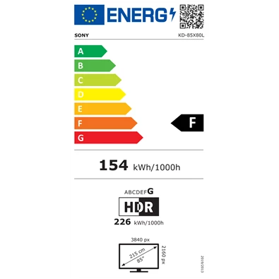 Sony KD85X80LAEP 85″ 4K UHD Smart LED TV