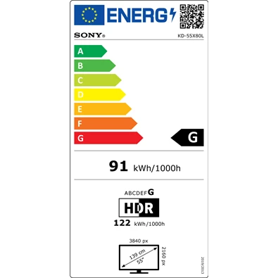 SONY KD55X80LAEP 55″ 4K UHD Smart TV